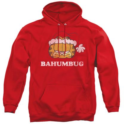 Garfield Bahumbug Mens Hoodie Red