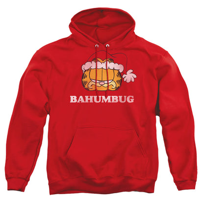Garfield Bahumbug Mens Hoodie Red