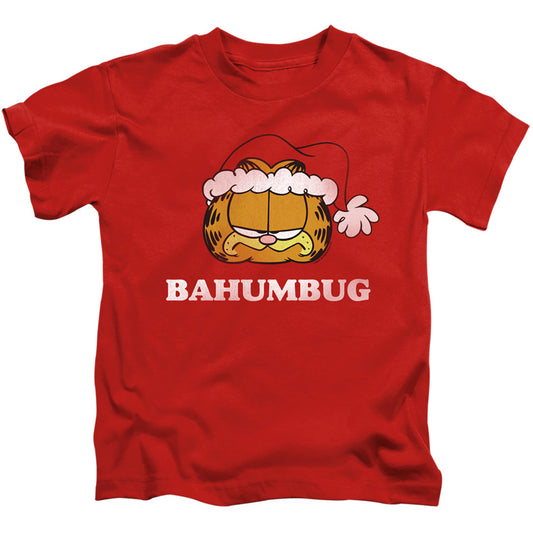 Garfield Bahumbug Juvenile Kids Youth T Shirt Red