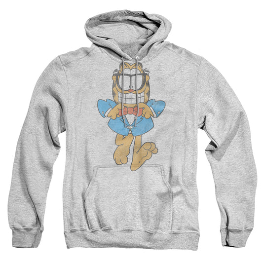 Garfield Dapper Cat Mens Hoodie Athletic Heather Officially Licensed