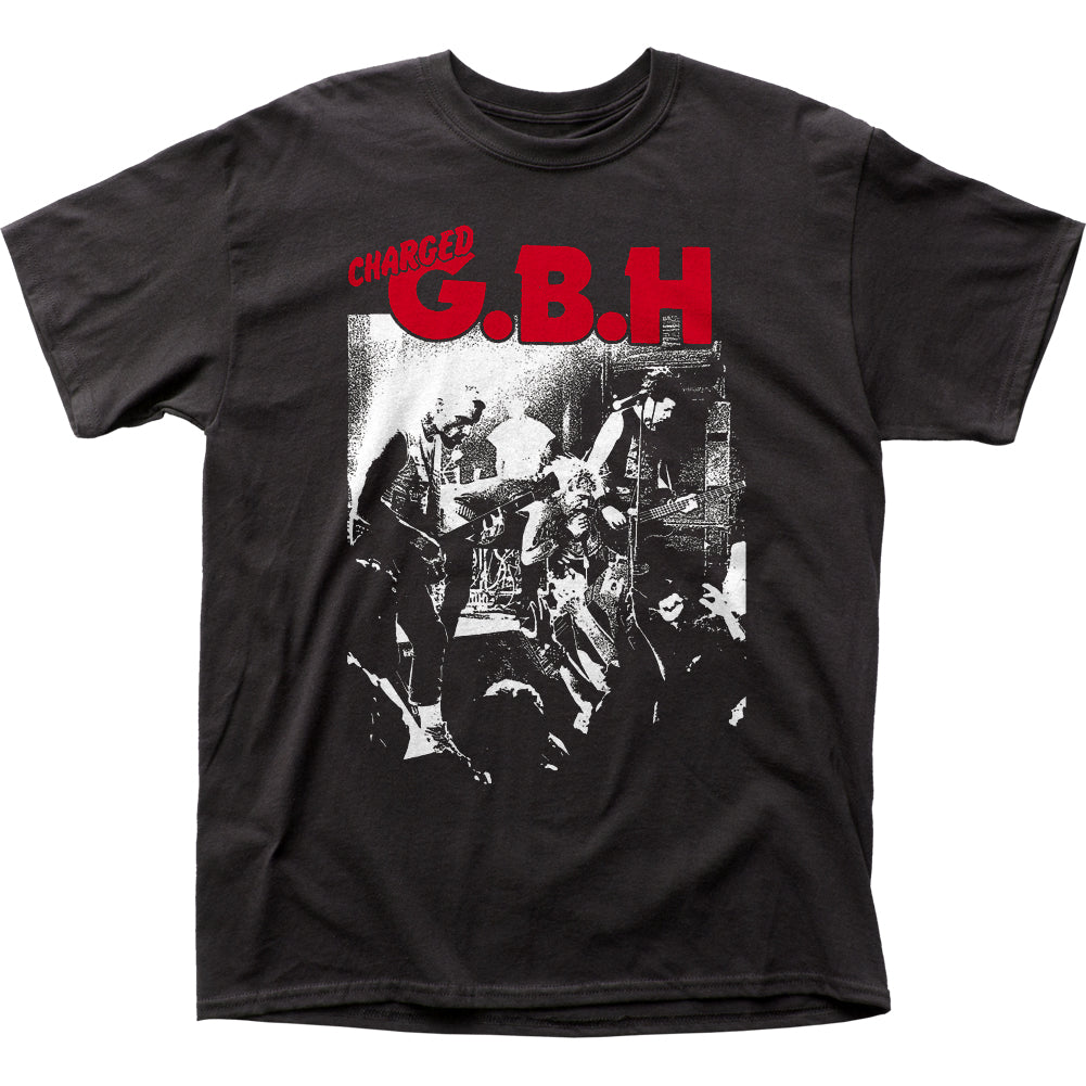 Charged C.B.H. Live Photo Mens T Shirt Black