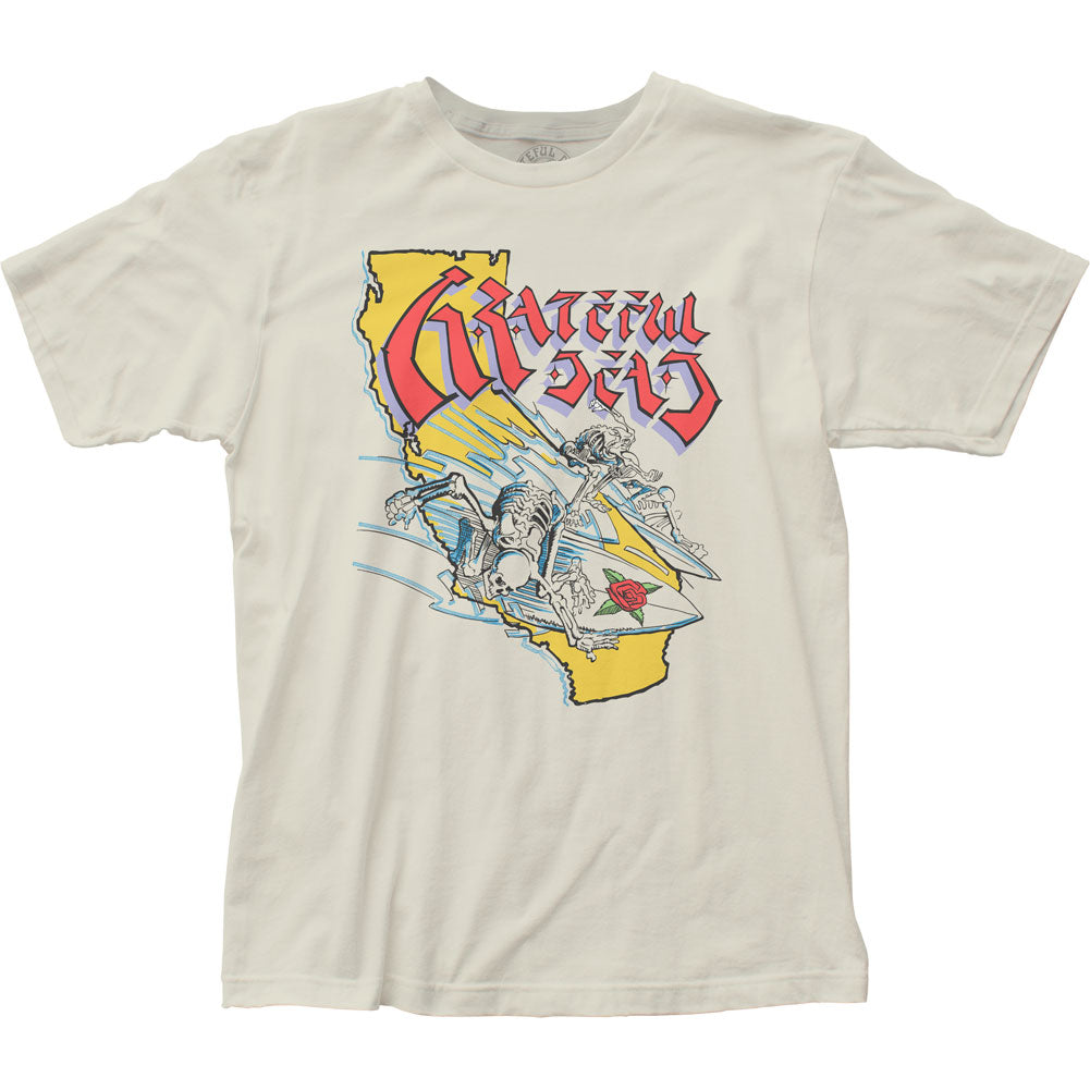 Grateful Dead California Mens T Shirt Vintage White | Rock Band Merch