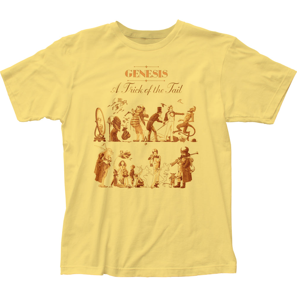 Genesis A Trick of the Tail Mens T Shirt Yellow