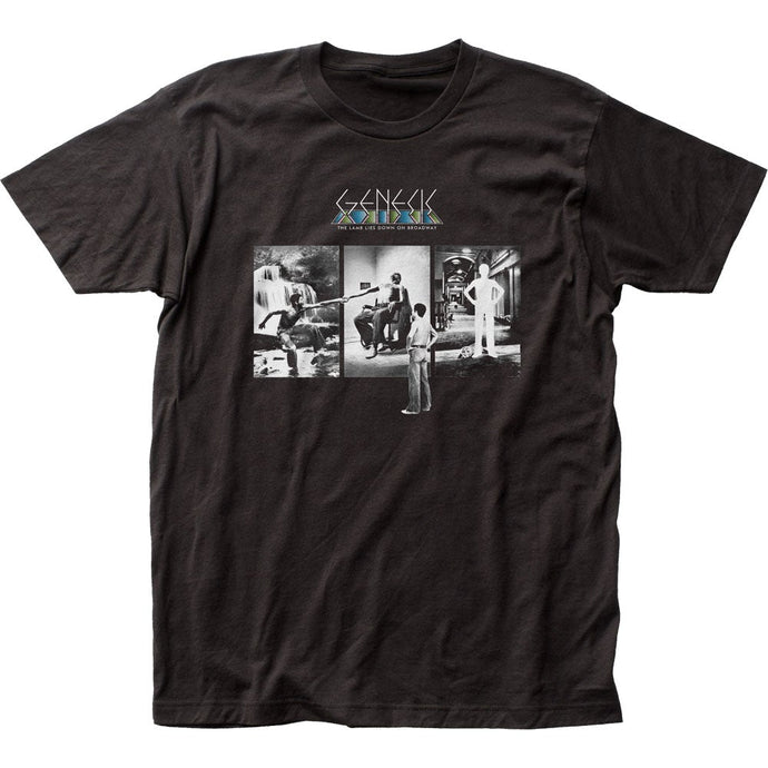 Genesis Down on Broadway Mens T Shirt Black