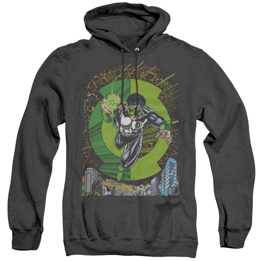 Green Lantern Gl #51 Cover Mens Heather Hoodie Black Officially Licensed
