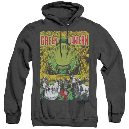 Green Lantern Gl #200 Cover Mens Heather Hoodie Black Officially Licensed