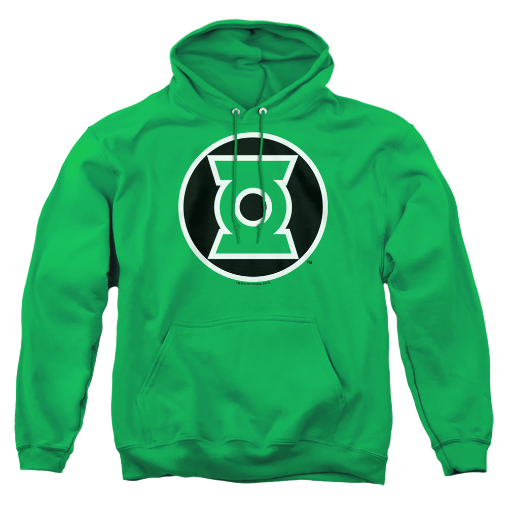 Green Lantern Kyle Rayner Logo Mens Hoodie Kelly Green Officially Licensed