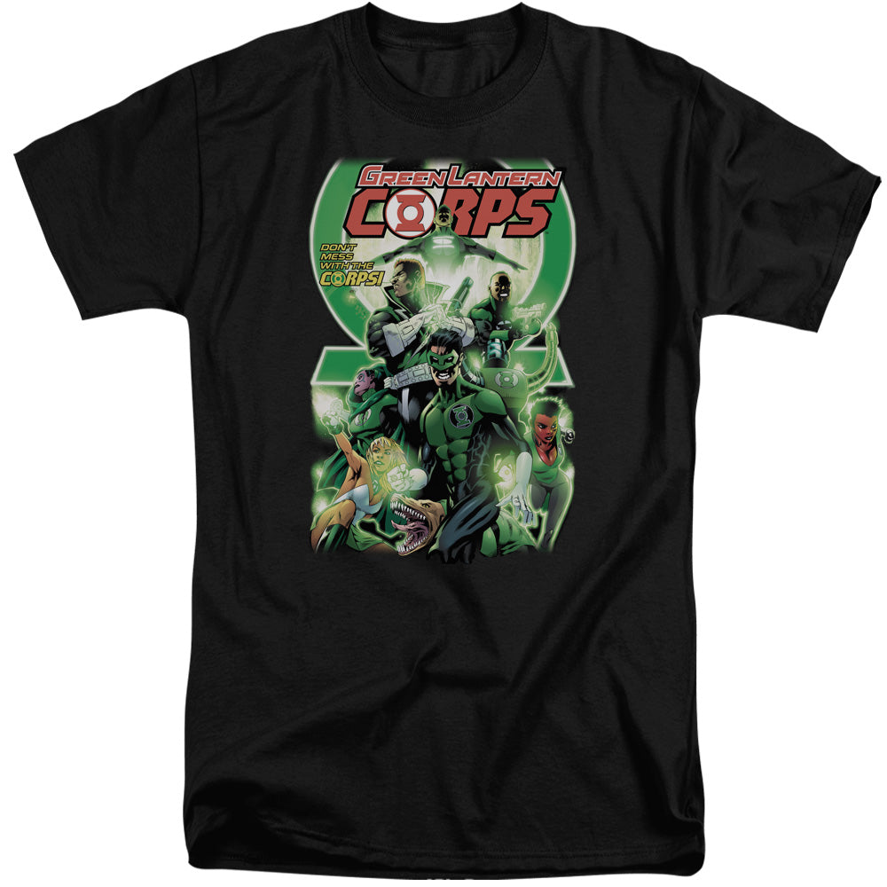 Green Lantern Gl Corps #25 Cover Mens Tall T Shirt Black Officially Licensed