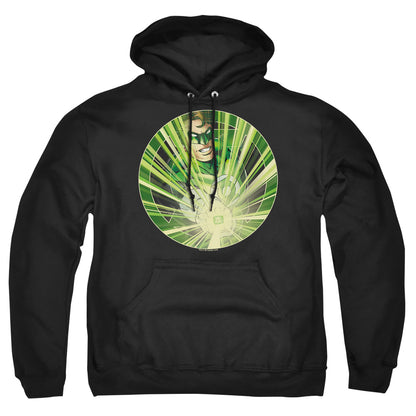 Green Lantern Light Em Up Mens Hoodie Black Officially Licensed