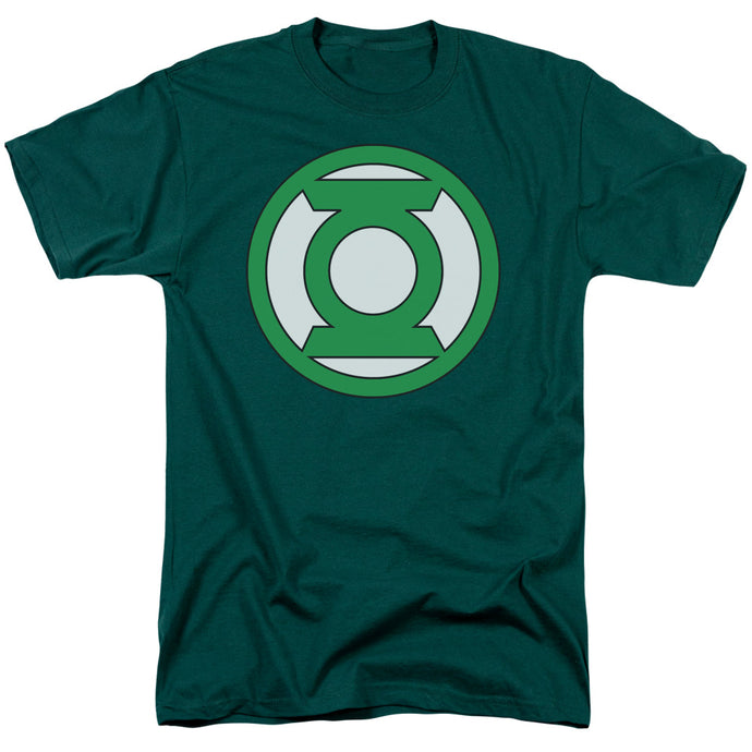 Green Lantern Lantern Logo Mens T Shirt Hunter Green