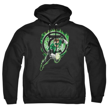 Green Lantern Space Cop Mens Hoodie Black Officially Licensed