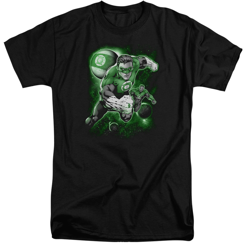 Green Lantern Lantern Planet Mens Tall T Shirt Black Officially Licensed