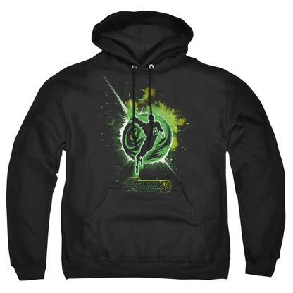Green Lantern Shadow Lantern Mens Hoodie Black Officially Licensed