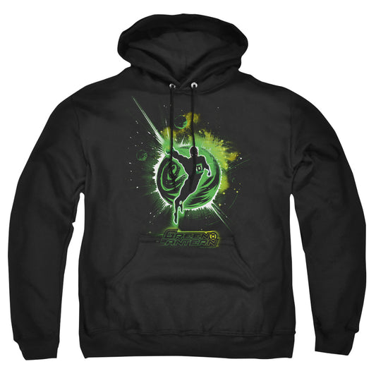 Green Lantern Shadow Lantern Mens Hoodie Black Officially Licensed