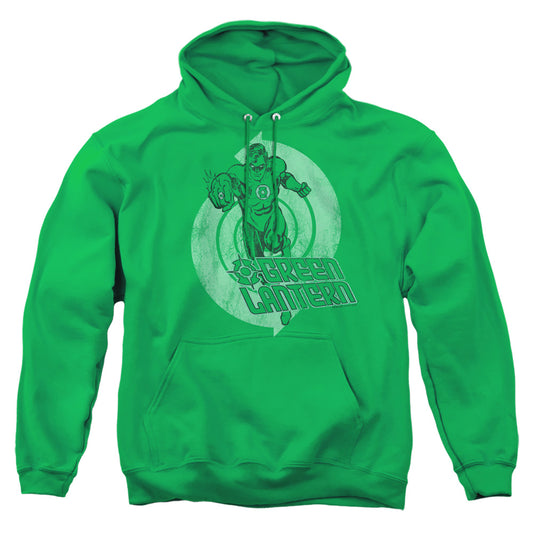 Green Lantern Power Mens Hoodie Kelly Green Officially Licensed