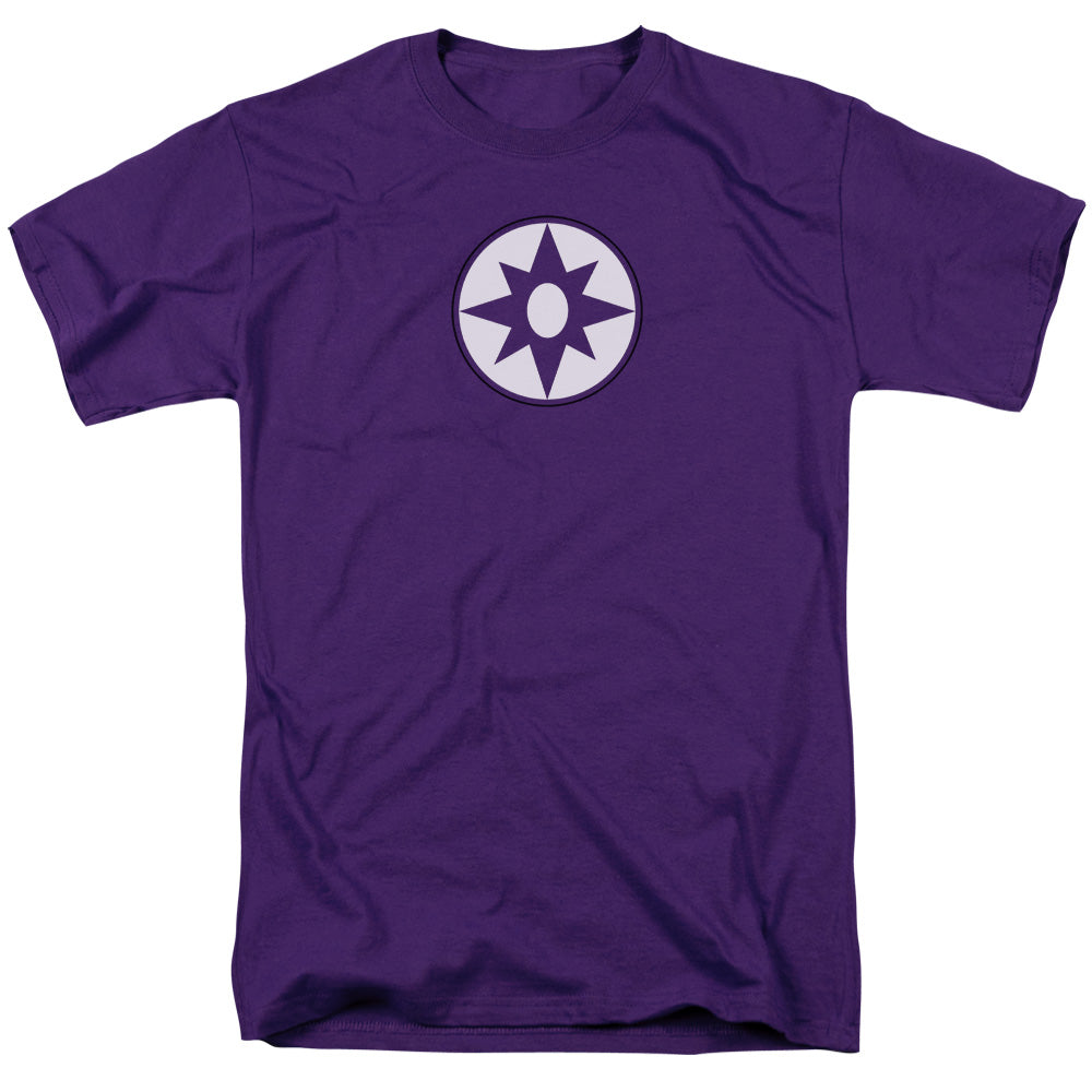 Green Lantern Star Sapphire Logo Mens T Shirt Purple