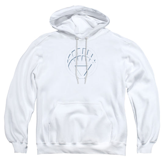 Green Lantern White Lantern Logo Mens Hoodie White Officially Licensed