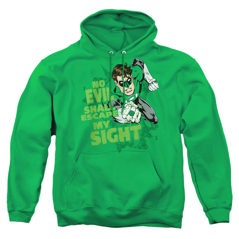 Green Lantern No Evil Mens Hoodie Kelly Green Officially Licensed