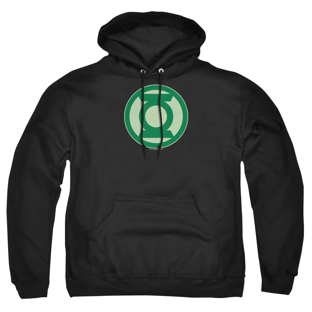 Green Lantern Green Symbol Mens Hoodie Black Officially Licensed
