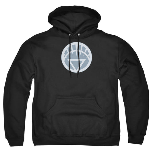 Green Lantern White Symbol Mens Hoodie Black Officially Licensed