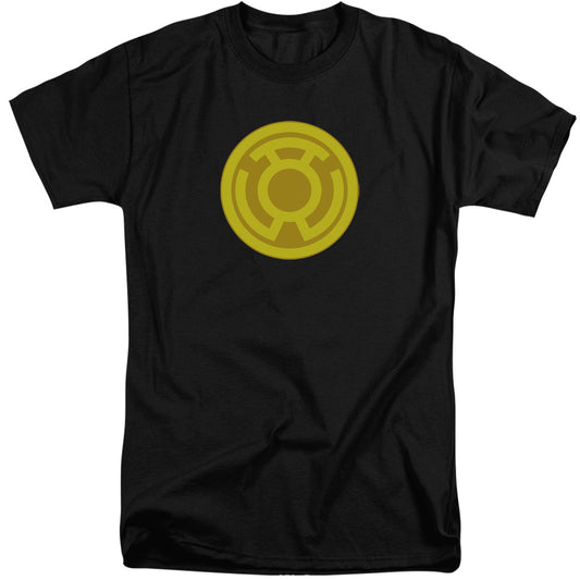 Green Lantern Yellow Symbol Mens Tall T Shirt Black Officially Licensed