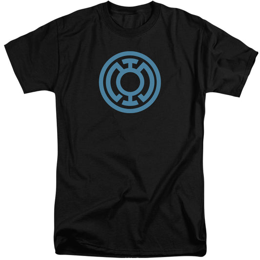 Green Lantern Lt Blue Emblem Mens Tall T Shirt Black Officially Licensed