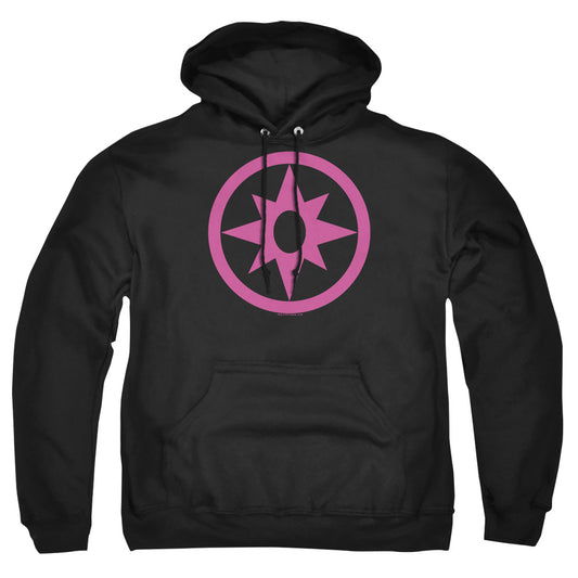 Green Lantern Pink Emblem Mens Hoodie Black Officially Licensed