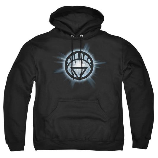 Green Lantern White Glow Mens Hoodie Black Officially Licensed