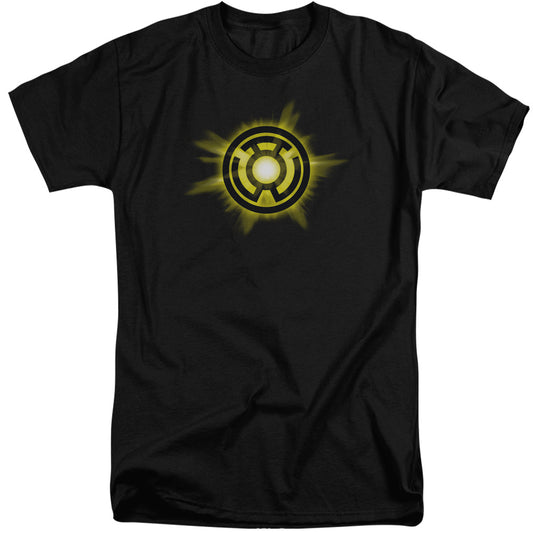 Green Lantern Yellow Glow Mens Tall T Shirt Black Officially Licensed