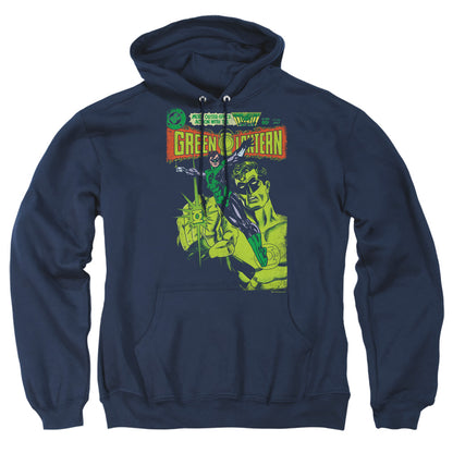 Green Lantern Vintage Cover Mens Hoodie Navy Officially Licensed