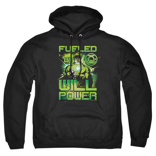 Green Lantern Fueled Mens Hoodie Black Officially Licensed