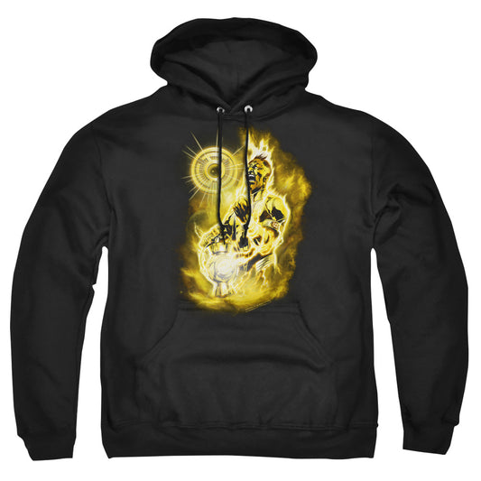 Green Lantern Sinestro Nebula Mens Hoodie Black Officially Licensed