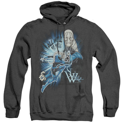 Green Lantern Saint Walker Mens Heather Hoodie Black Officially Licensed