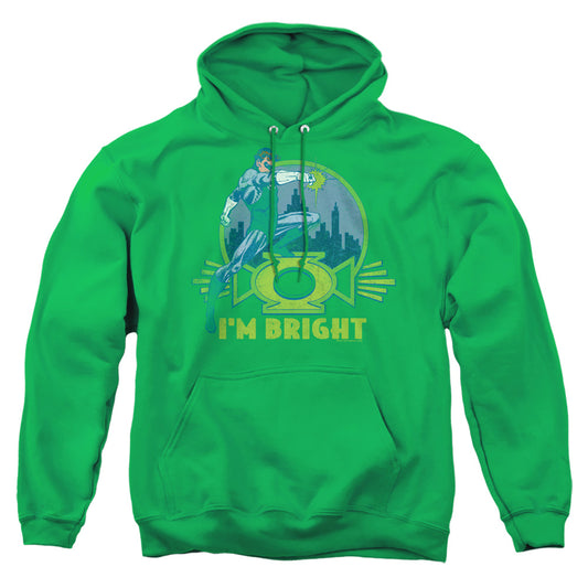 Green Lantern Im Bright Mens Hoodie Kelly Green Officially Licensed