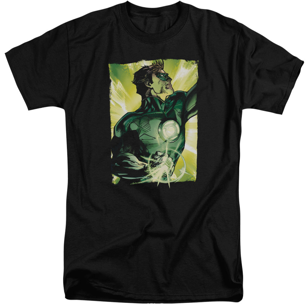 Green Lantern Up Up Mens Tall T Shirt Black Officially Licensed