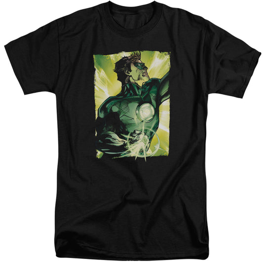 Green Lantern Up Up Mens Tall T Shirt Black Officially Licensed