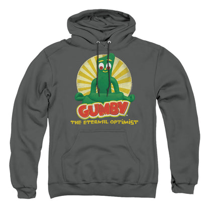 Gumby Optimist Mens Hoodie Charcoal
