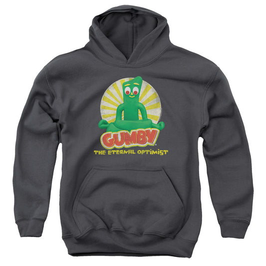 Gumby Optimist Kids Youth Hoodie Charcoal