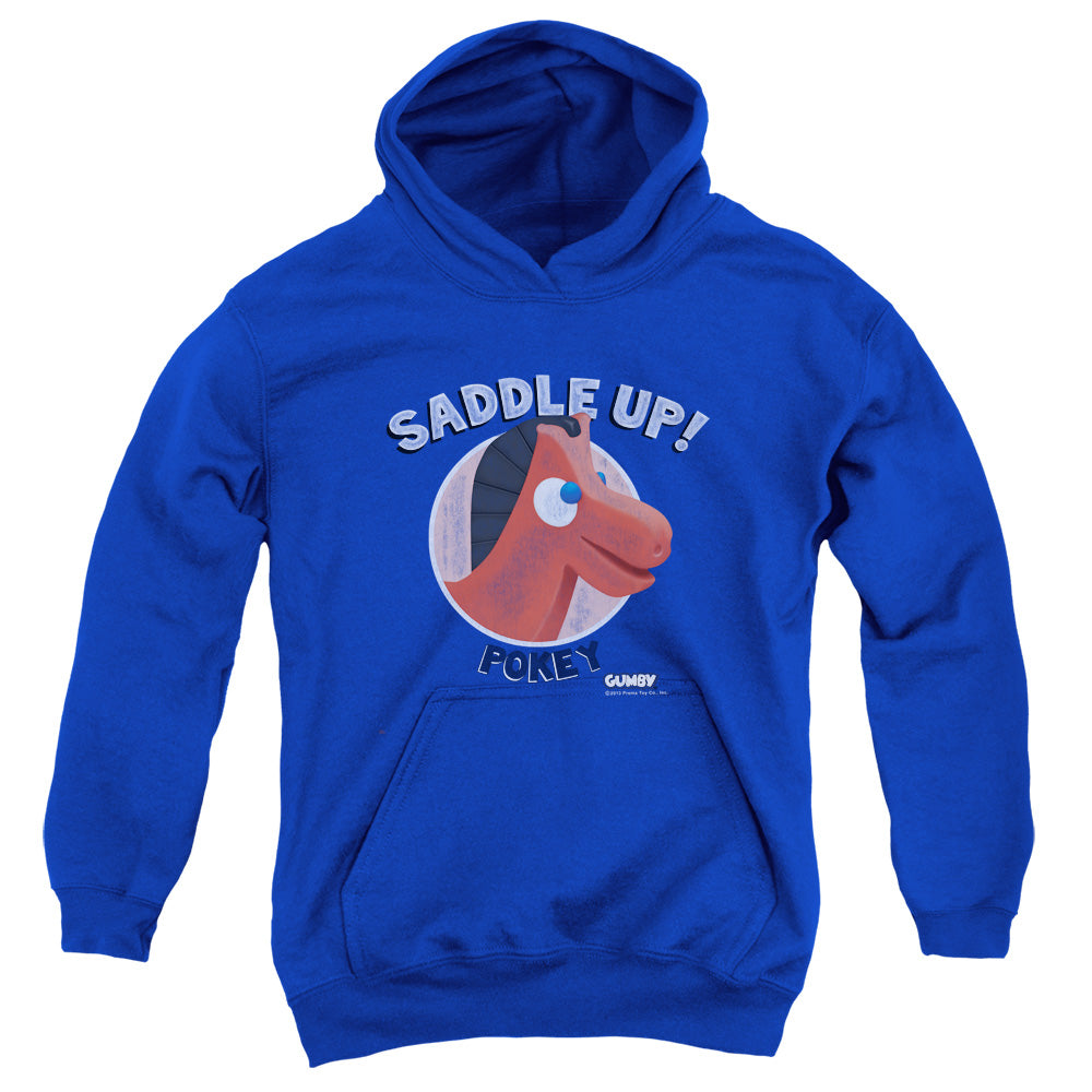 Gumby Saddle Up Kids Youth Hoodie Royal