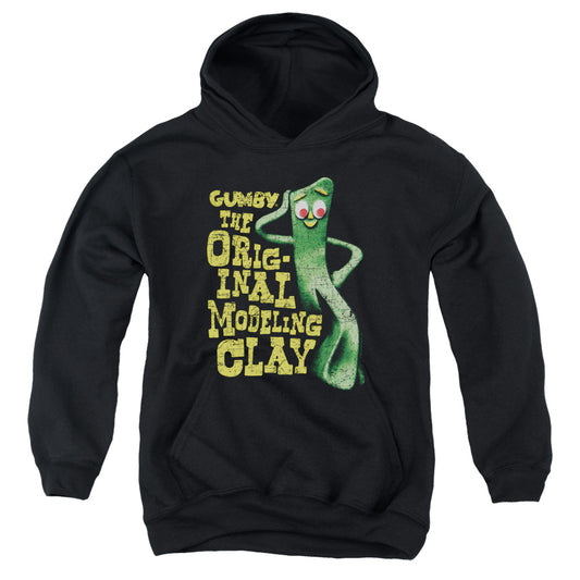 Gumby So Punny Kids Youth Hoodie Black