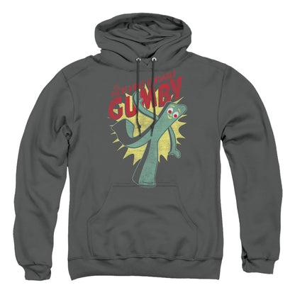 Gumby Bendable Mens Hoodie Charcoal