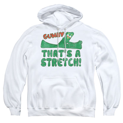 Gumby Thatâ€™S A Stretch Mens Hoodie White Officially Licensed