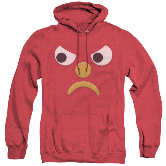Gumby Blockhead G Mens Heather Hoodie Red Officially Licensed
