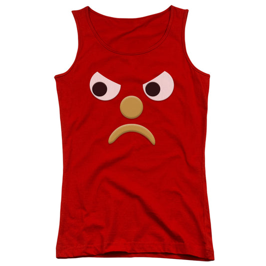 Gumby Blockhead G Womens Tank Top Shirt Red