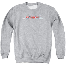 Load image into Gallery viewer, Gmc Chrome Logo Mens Crewneck Sweatshirt Athletic Heather