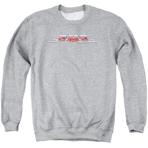 Gmc Chrome Logo Mens Crewneck Sweatshirt Athletic Heather