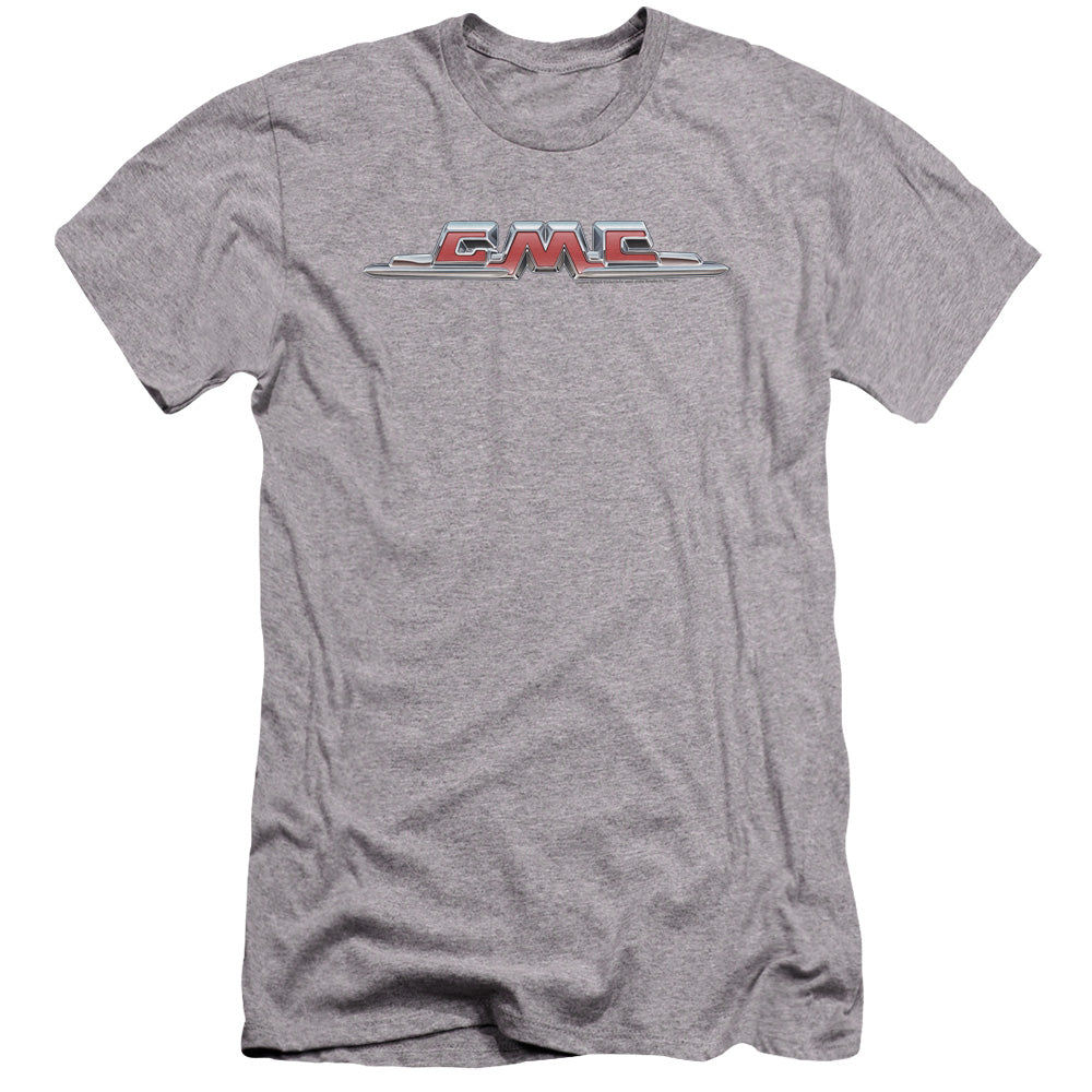 Gmc Chrome Logo Premium Bella Canvas Slim Fit Mens T Shirt Athletic Heather