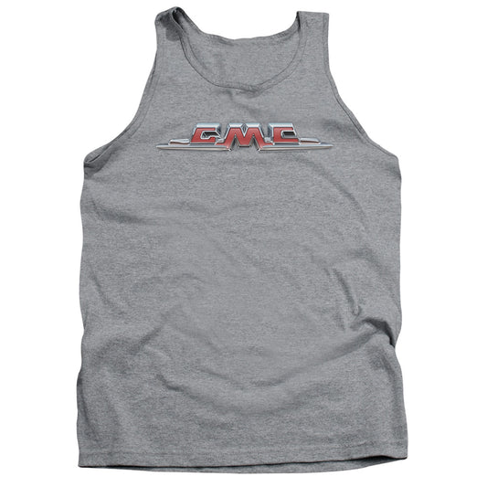 Gmc Chrome Logo Mens Tank Top Shirt Athletic Heather