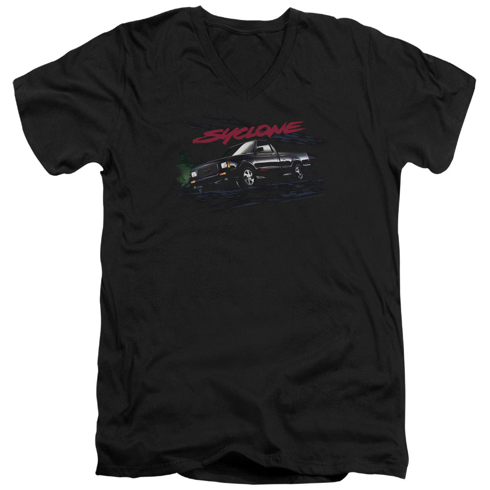 Gmc Syclone Mens Slim Fit V-Neck T Shirt Black