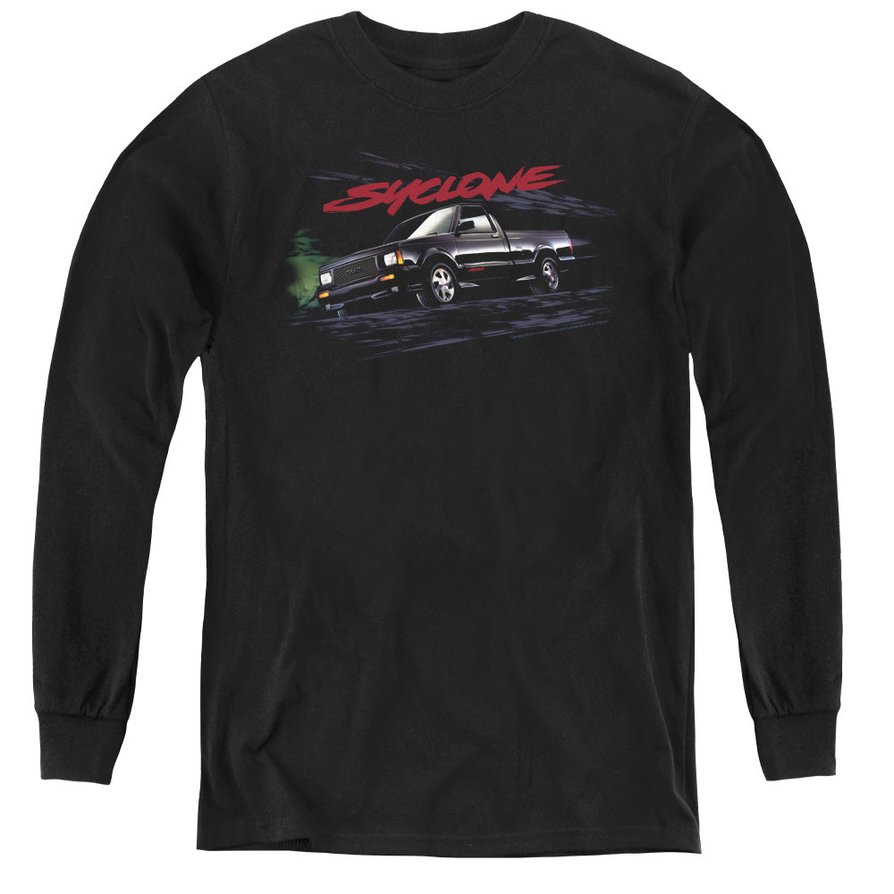 Gmc Syclone Long Sleeve Kids Youth T Shirt Black